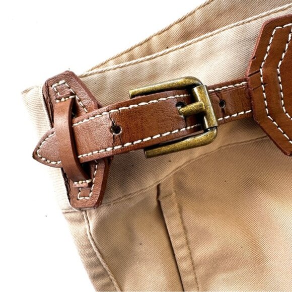 Ralph Lauren Chinos Classic Flat-Front Design, High-rise, Straight Leg, Cotton - Picture 13 of 14